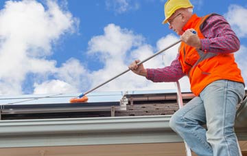 Pear Tree soft wash roof cleaning